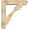 Ekena Millwork Olympic Craftsman Rough Sawn Bracket w/ Offset Brace, Douglas Fir, 8"W x 36"D x 40"H BKT0806X36X40OLY04RDF - alternate 4